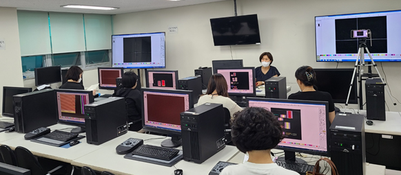 LINC 3.0 Knit Program 심화과정 산업체 재직자 교육과정 진행